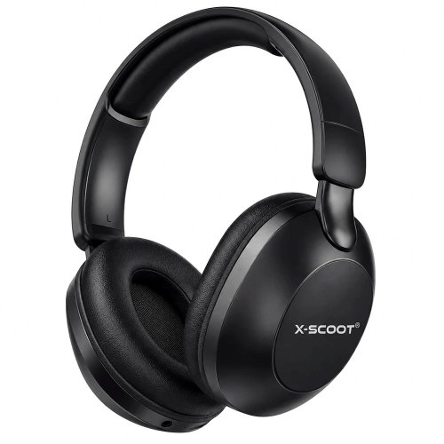 اشتري X-SCOOT XS-650 Headphone بصوت Hi-Res ومشغلات 40mm، وميكروفون HD، ودعم Bluetooth وTF Card وAUX، مع بطارية حتى 8.5 ساعات وشحن USB-C، بأفضل سعر في مصر