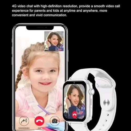 Nabi Z17 5G Kids Smartwatch ساعة ذكية للأطفال بشاشة 1.85 بوصة، مكالمات صوت وفيديو، GPS لتحديد الموقع، زر SOS، دعم 4G و5G ومقاومة للماء.