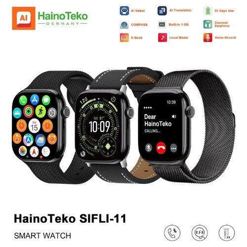ساعة Haino Teko SIFLI-11 مع ستراب سيليكون